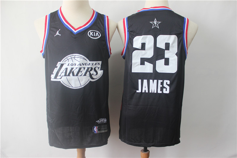 Lakers 23 Lebron James Black 2019 NBA All-Star Game Jordan Brand Swingman Jersey