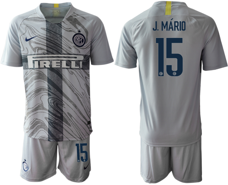 2018-19 Inter Milan 15 J. MARIO Third Away Soccer Jersey