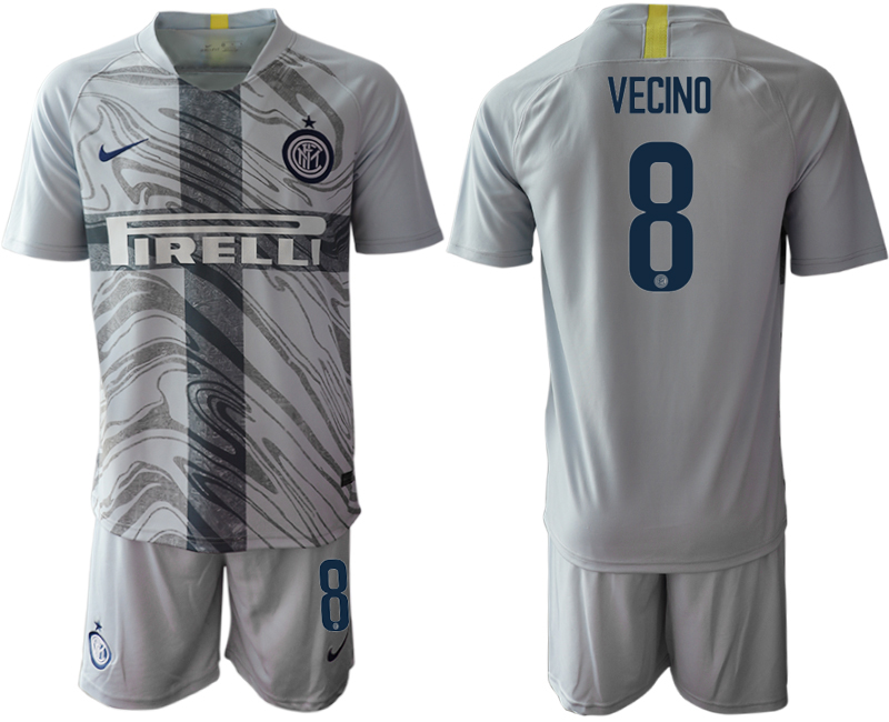 2018-19 Inter Milan 8 VECINO Third Away Soccer Jersey