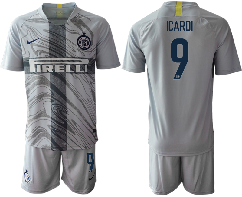 2018-19 Inter Milan 9 ICARDI Third Away Soccer Jersey - Click Image to Close