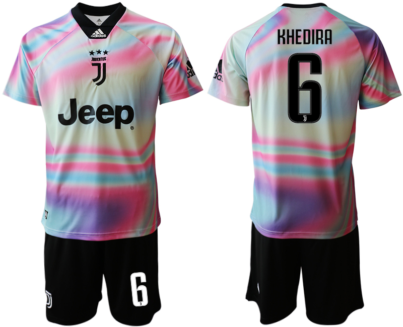2018-19 Juventus 6 KHEDIRA Maglia EA SPORTS Soccer Jersey