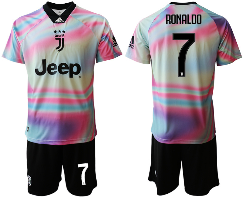 2018-19 Juventus 7 RONALDO Maglia EA SPORTS Soccer Jersey