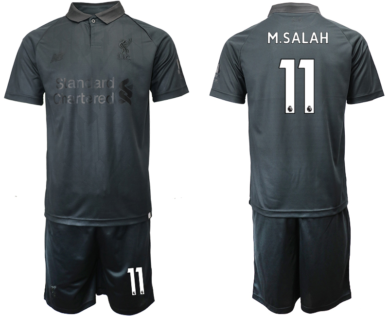 2018-19 Liverpool 11 M.SALAH Black Goalkeeper Soccer Jersey