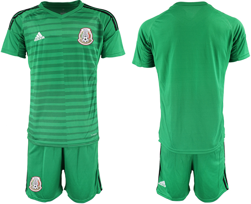 Mexico Green 2018 FIFA World Cup Goalkeeper Soccer Jersey