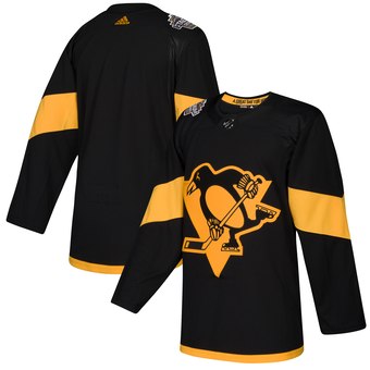 Penguins Black 2019 NHL Stadium Series Adidas Jersey