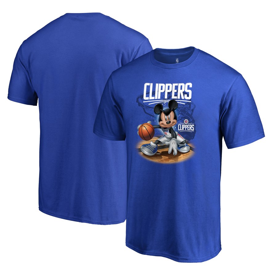 Los Angeles Clippers Fanatics Branded Disney NBA All-Star T-Shirt Royal - Click Image to Close