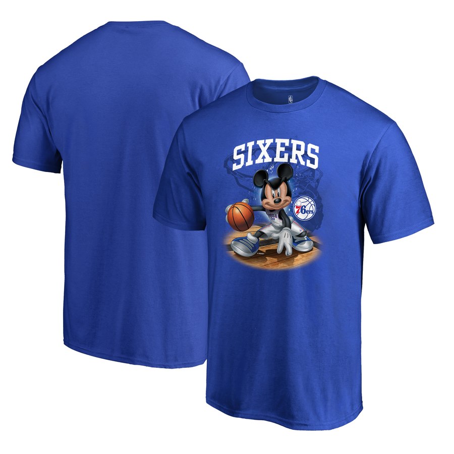 Philadelphia 76ers Fanatics Branded Disney NBA All-Star T-Shirt Royal