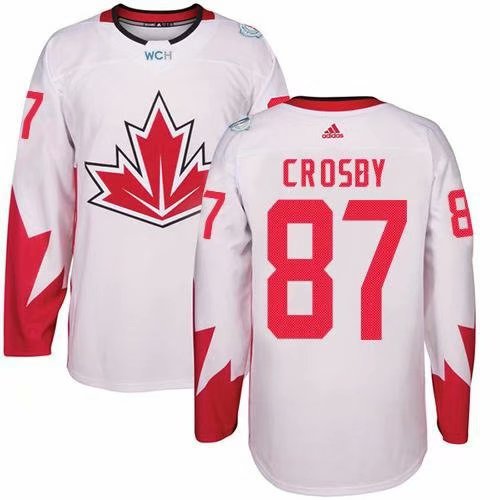 Canada 87 Sidney Crosby White 2016 World Cup of Hockey Adidas Jersey