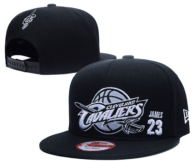 Cavaliers Team Logo Black Adjustable Hat LH