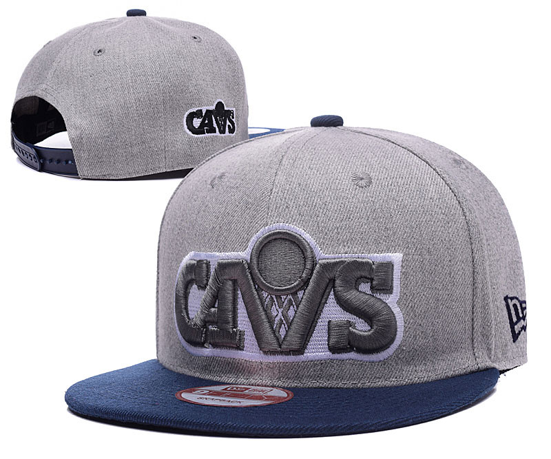 Cavaliers Team Logo Gray Adjustable Hat LH