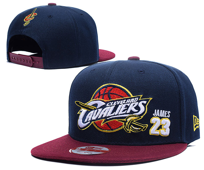 Cavaliers Team Logo Navy Red Adjustable Hat LH