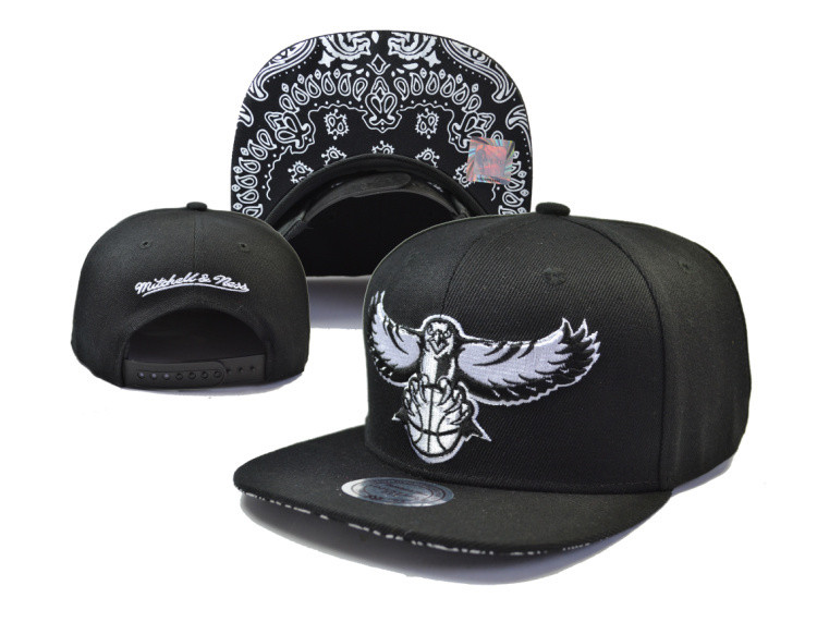 Hawks Team Logo Olive Mitchell & Ness Adjustable Hat LH