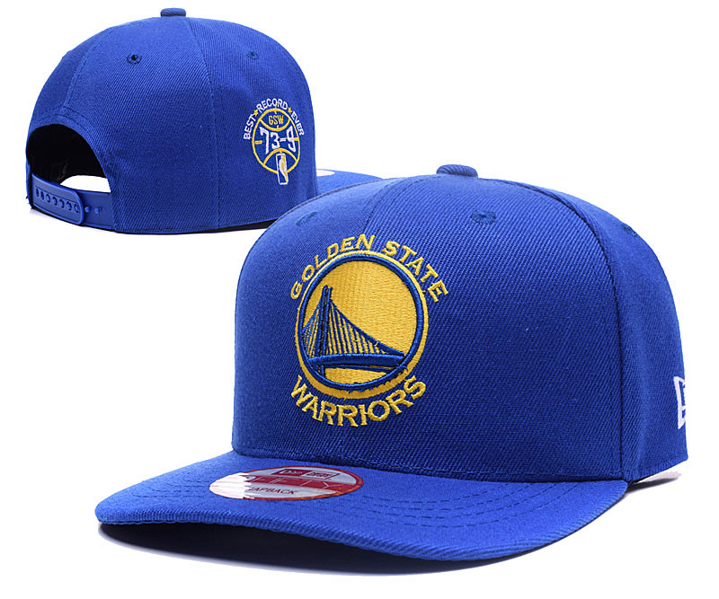 Warriors Team Logo All Blue Adjustable Hat LH