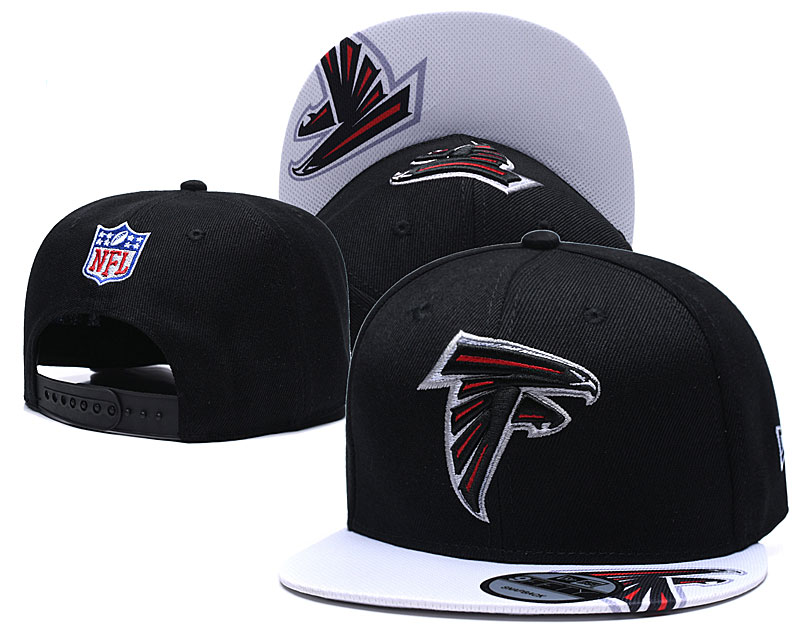 Falcons Fresh Logo Black Adjustable Hat TX