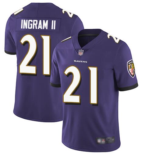 Nike Ravens 21 Mark Ingram II Purple Youth Vapor Untouchable Limited Jersey