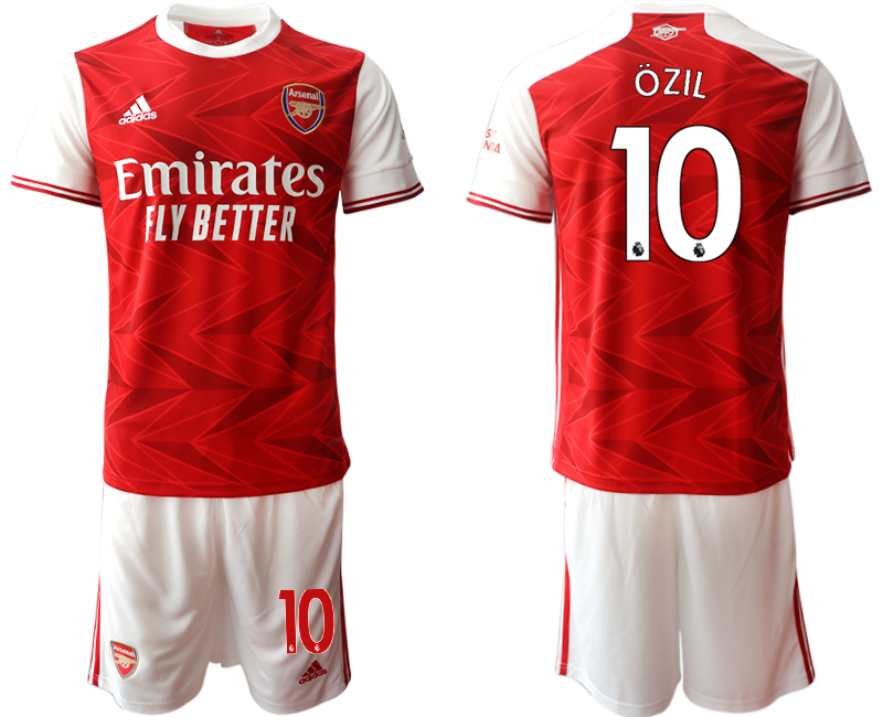 2020-21 Arsenal 10 OZIL Home Soccer Jersey