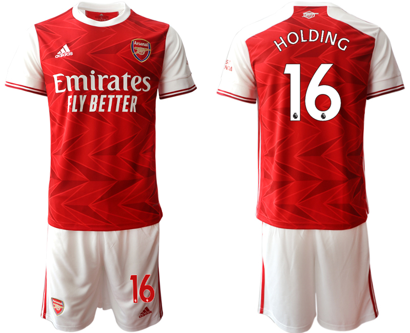 2020-21 Arsenal 16 HOLDING Home Soccer Jersey