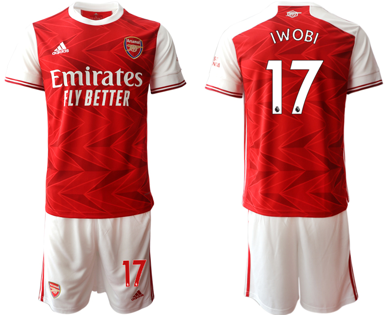 2020-21 Arsenal 17 IWOBI Home Soccer Jersey
