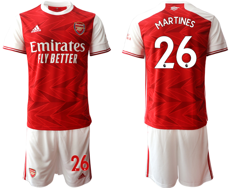 2020-21 Arsenal 26 MARTINES Home Soccer Jersey