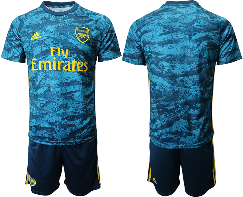 2020-21 Arsenal Blue Goalkeeper Soccer Jersey - Click Image to Close