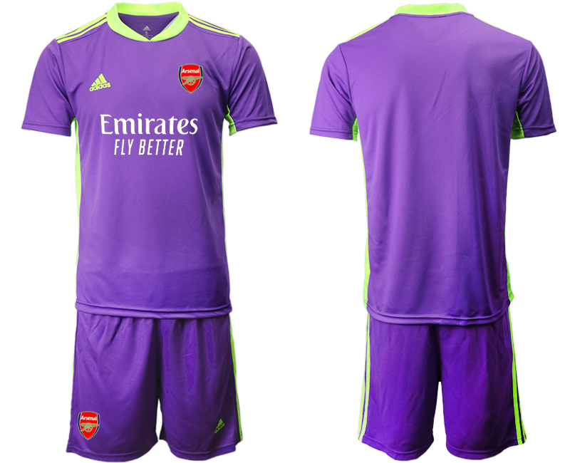 2020-21 Arsenal Purple Goalkeeper Soccer Jersey
