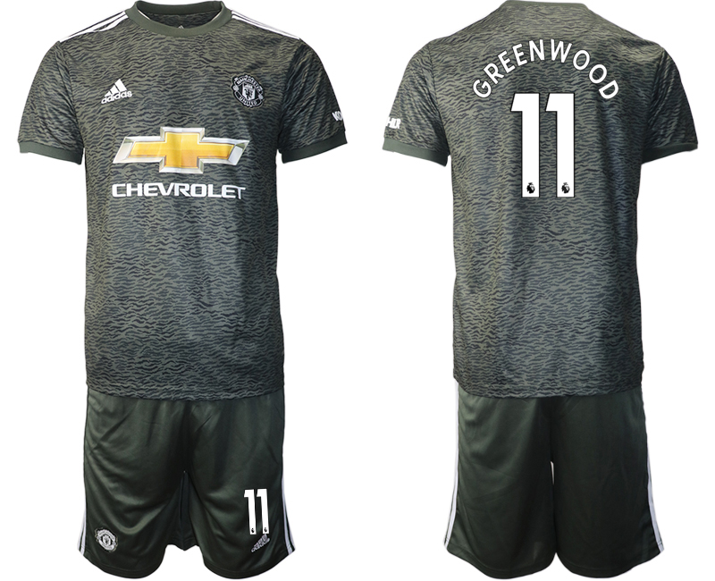2020-21 Manchester United 11 GREENWOOD Away Soccer Jersey