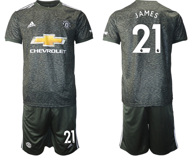 2020-21 Manchester United 21 JAMES Away Soccer Jersey