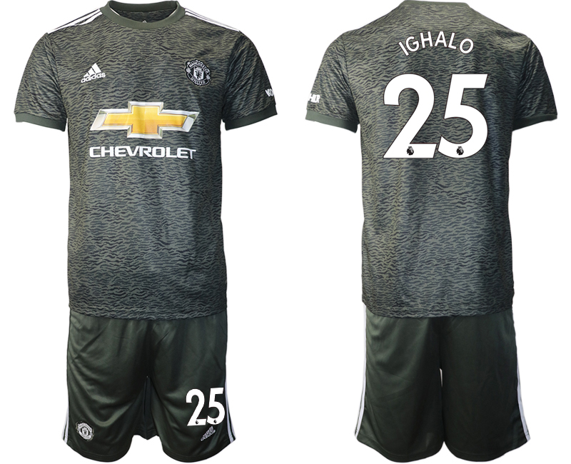 2020-21 Manchester United 25 IGHALO Away Soccer Jersey