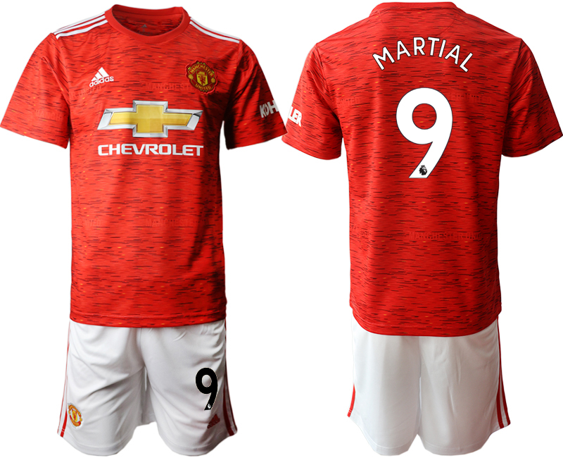 2020-21 Manchester United 9 MARTIAL Home Soccer Jersey