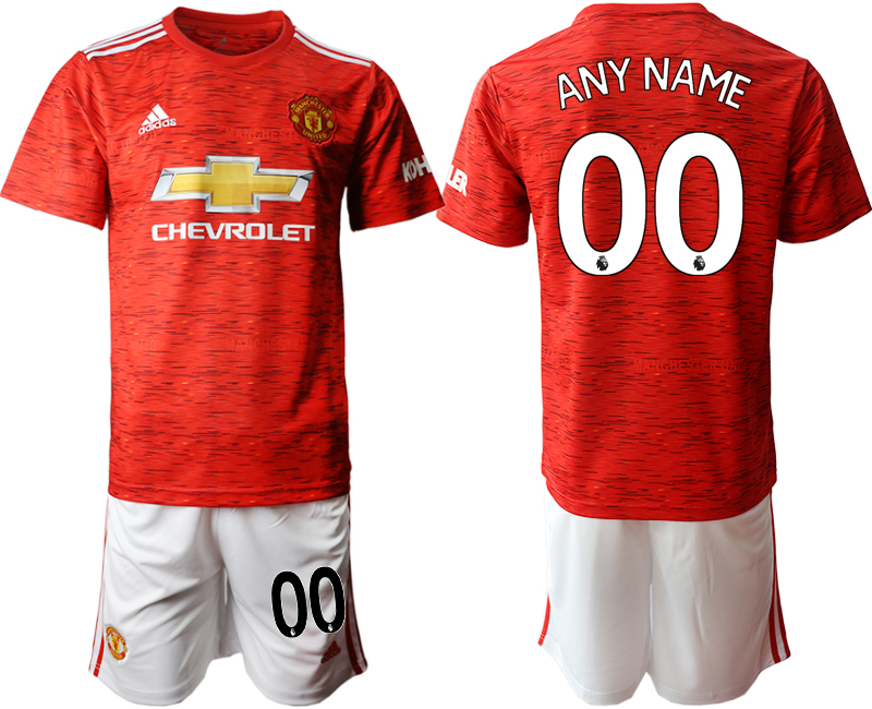 2020-21 Manchester United Customized Home Soccer Jersey