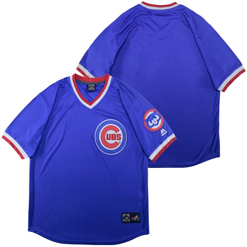 Cubs Blank Blue Throwback Jersey