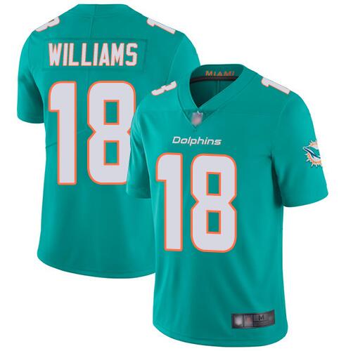 Nike Dolphins 18 Preston Williams Aque Vapor Untouchable Limited Jersey