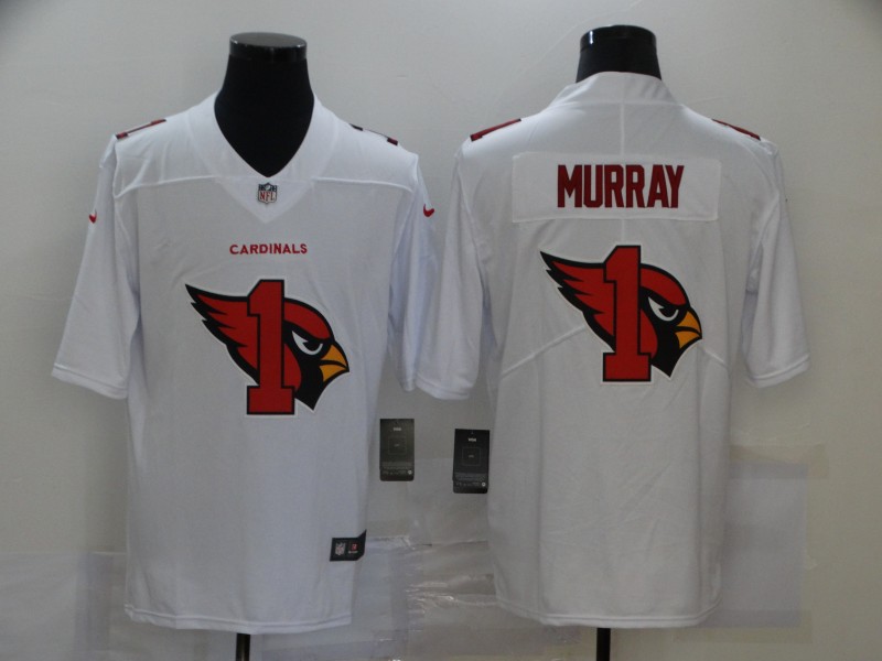 Nike Cardinals 1 Kyler Murray White Shadow Logo Limited Jersey - Click Image to Close
