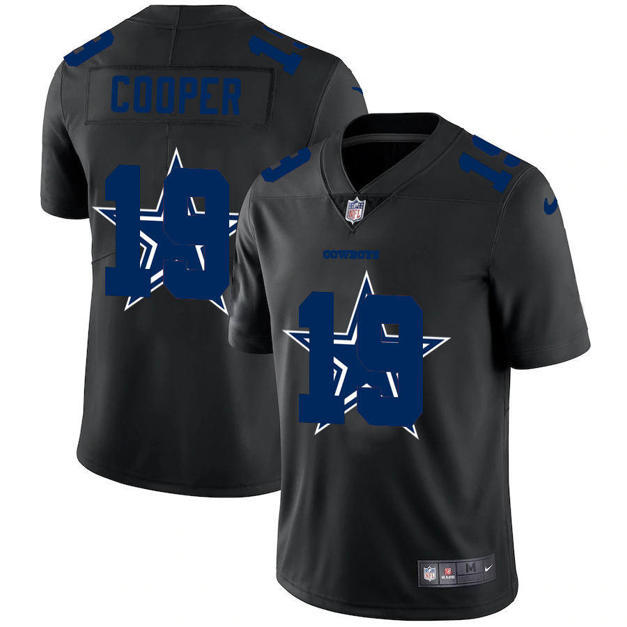 Nike Cowboys 19 Amari Cooper Black Shadow Logo Limited Jersey