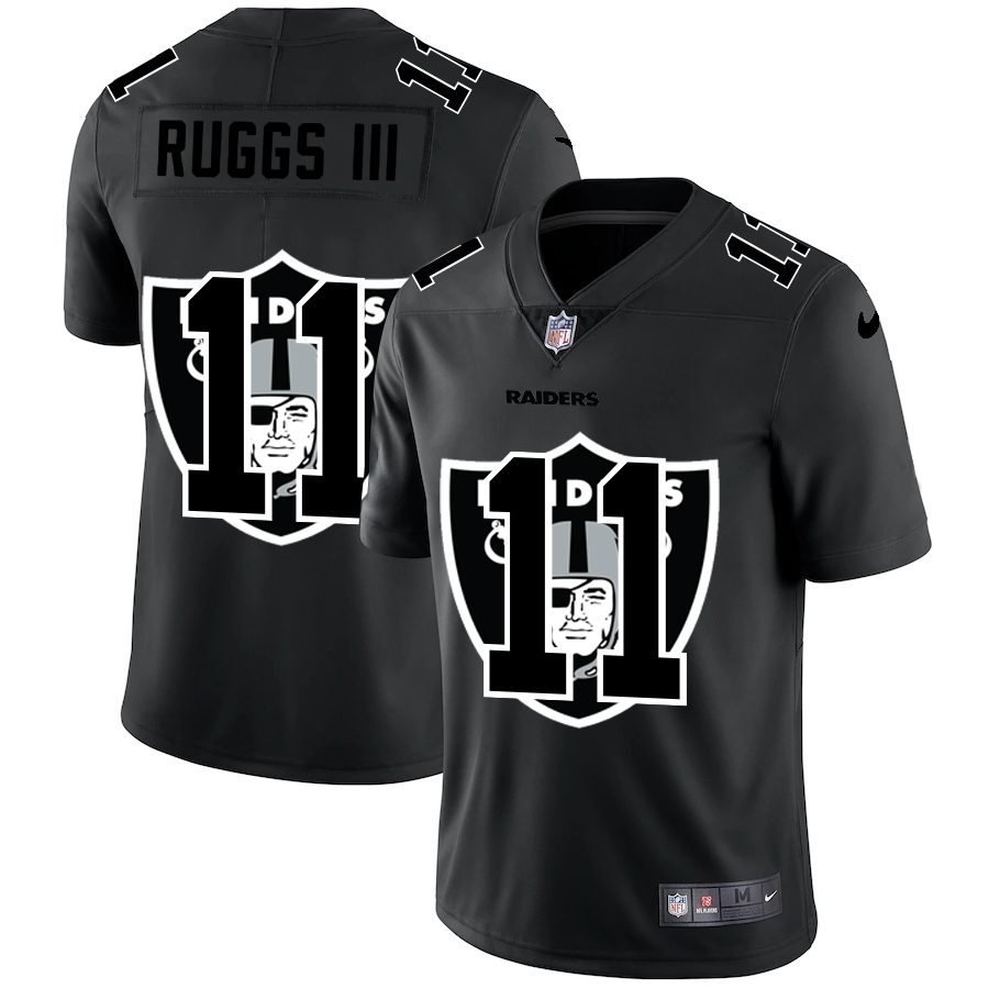 Nike Raiders 11 Henry Ruggs III Black Shadow Logo Limited Jersey
