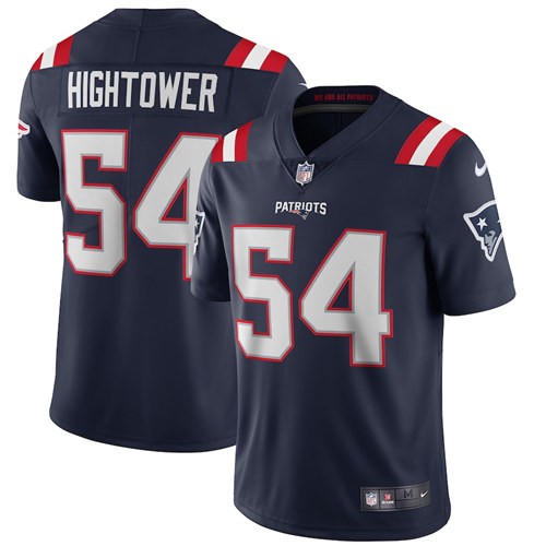 Nike Patriots 54 Dont'a Hightower Navy 2020 New Vapor Untouchable Limited Jersey