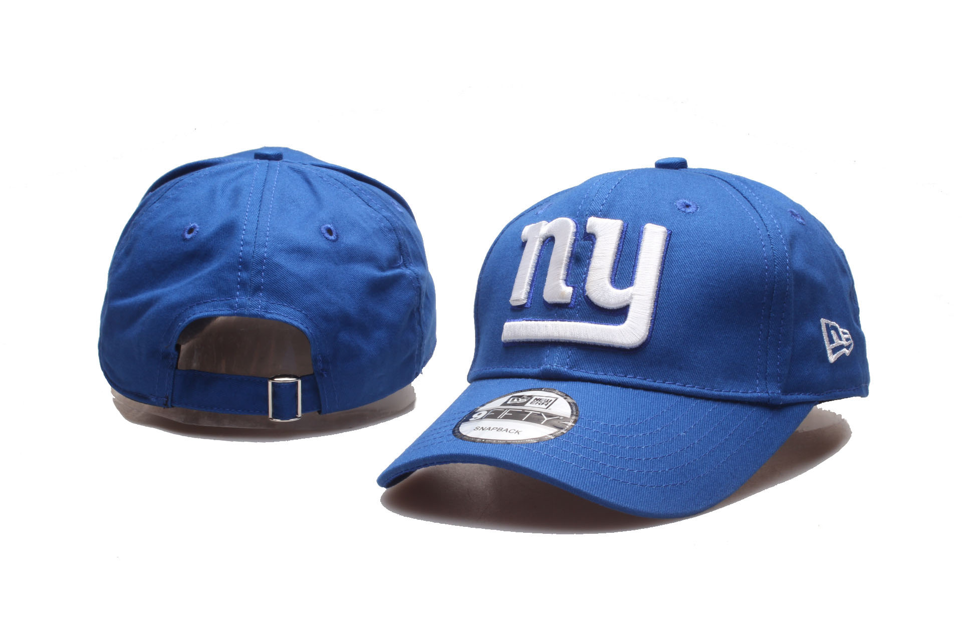 New York Giants Team Logo Royal Peaked Adjustable Hat YP