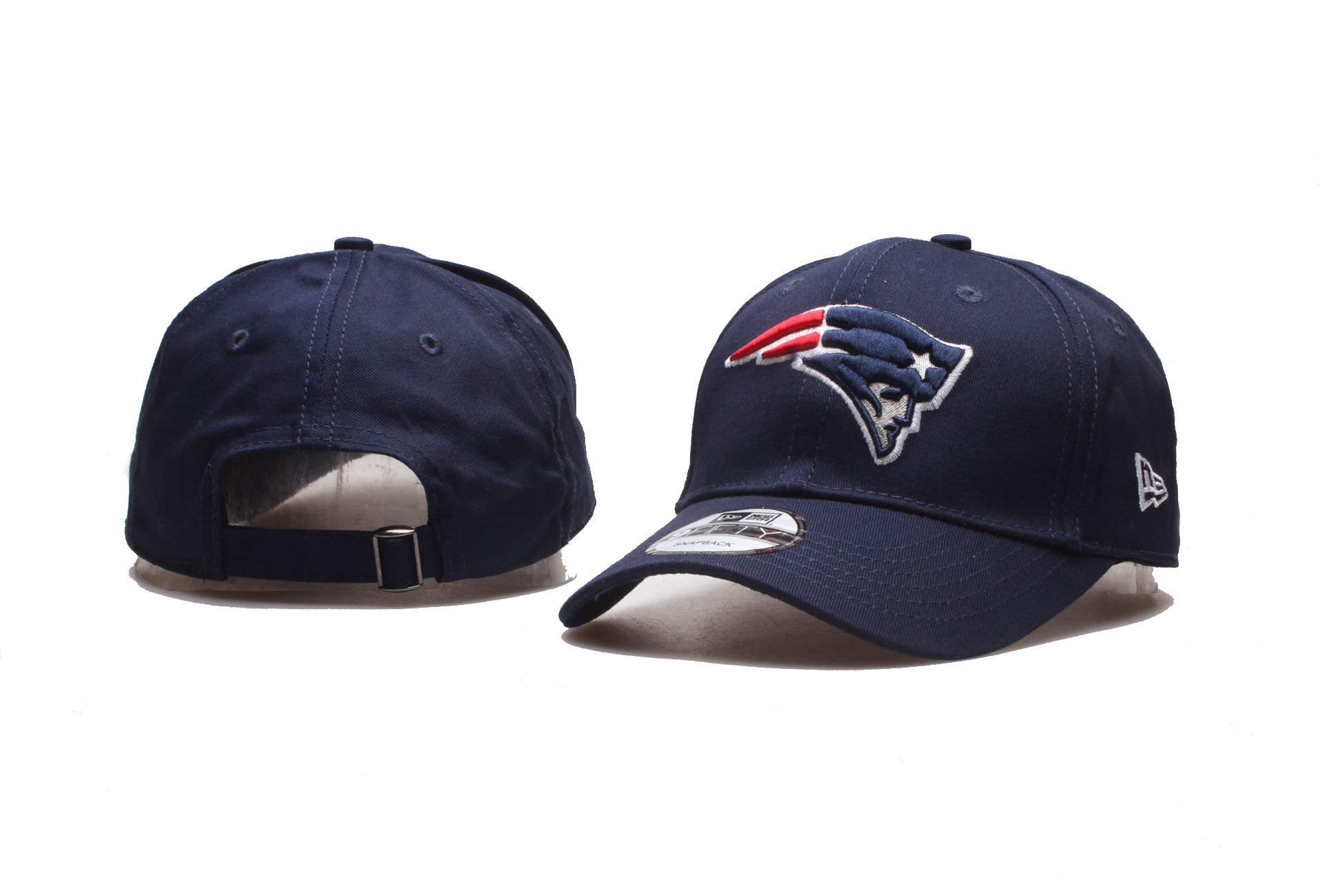 Patriots Team Logo Navy Peaked Adjustable Hat YP