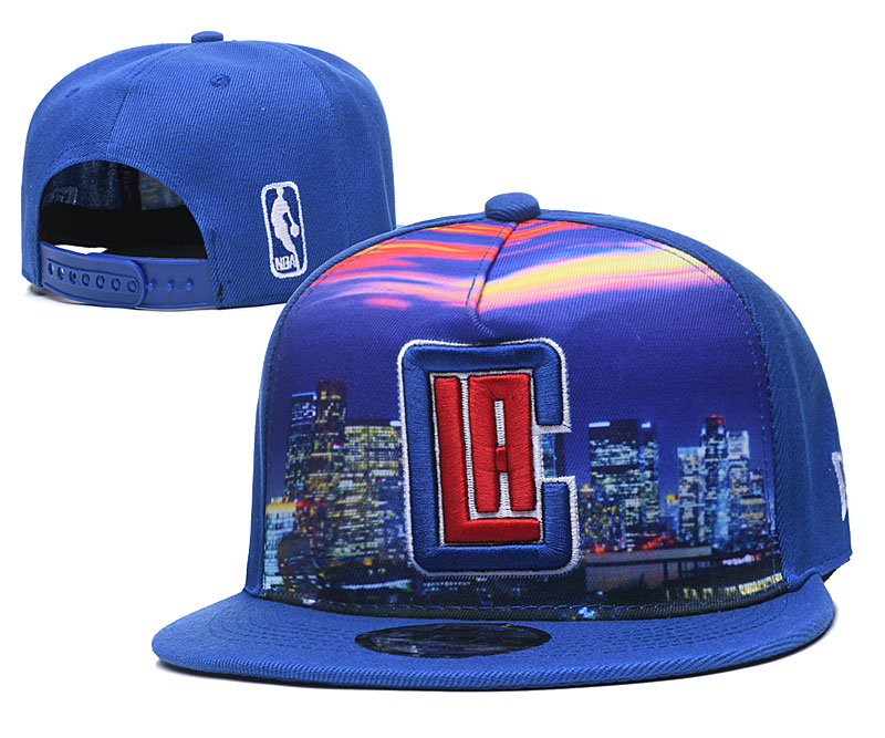 Clippers Team Logo Blue Adjustable Hat YD