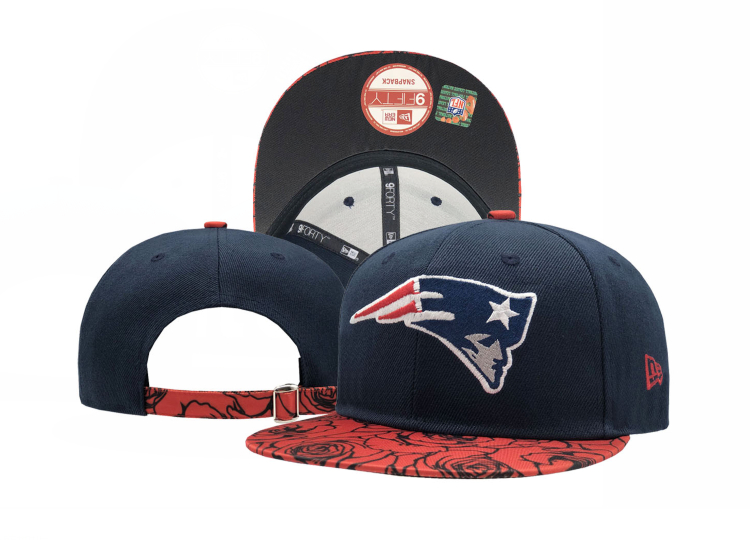 Patriots Team Logo Navy Adjustable Hat SF