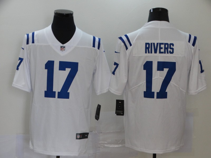Nike Colts 17 Philip Rivers White Vapor Untouchable Limited Jersey