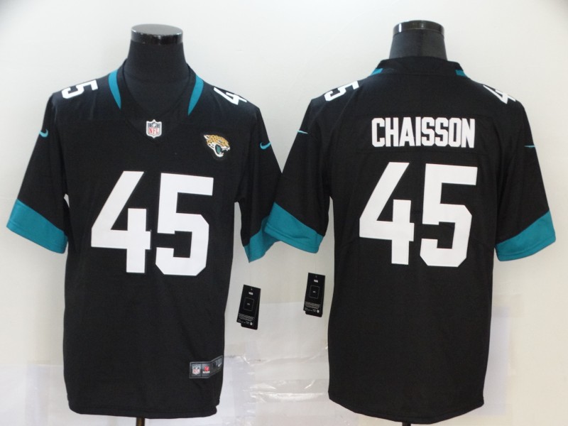 Nike Jaguars 45 K'Lavon Chaisson Black 2020 NFL Draft First Round Pick Vapor Untouchable Limited Jersey
