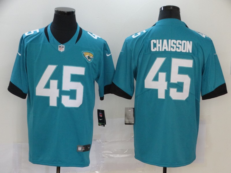 Nike Jaguars 45 K'Lavon Chaisson Teal 2020 NFL Draft First Round Pick Vapor Untouchable Limited Jersey