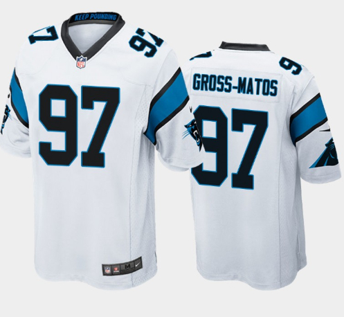 Nike Panthers 97 Yetur Gross-Matos White 2020 NFL Draft First Round Pick Vapor Untouchable Limited Jersey