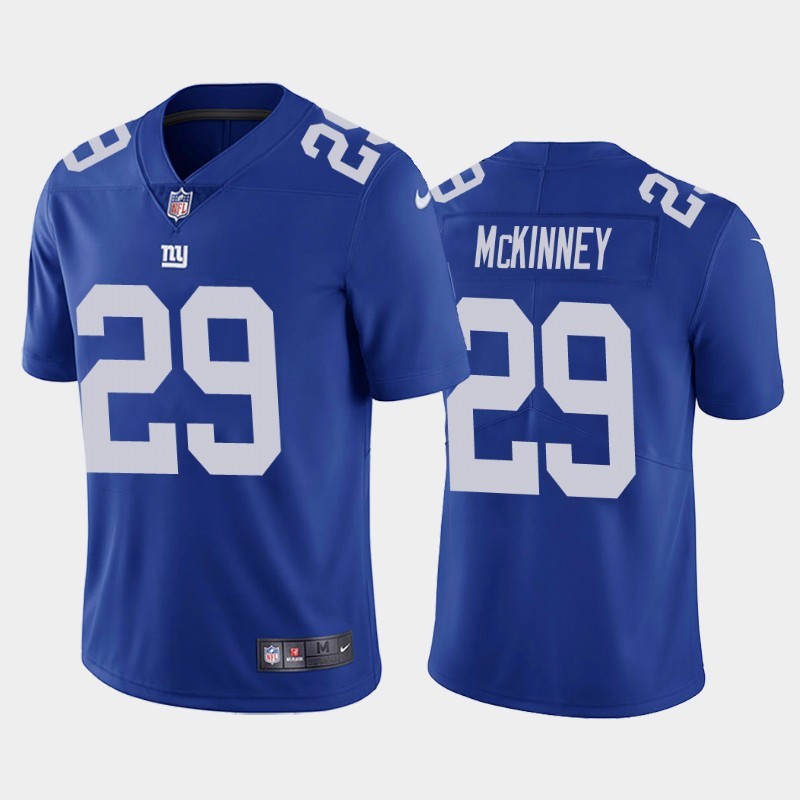 Nike Giants 29 Xavier McKinney Royal 2020 NFL Draft First Round Pick Vapor Untouchable Limited Jersey