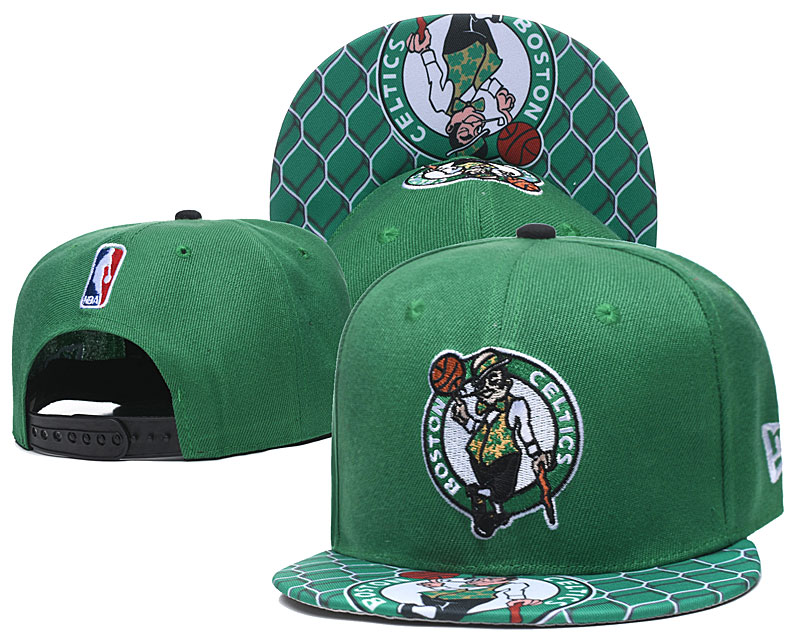 Celtics Team Logo Green Adjustable Hat TX