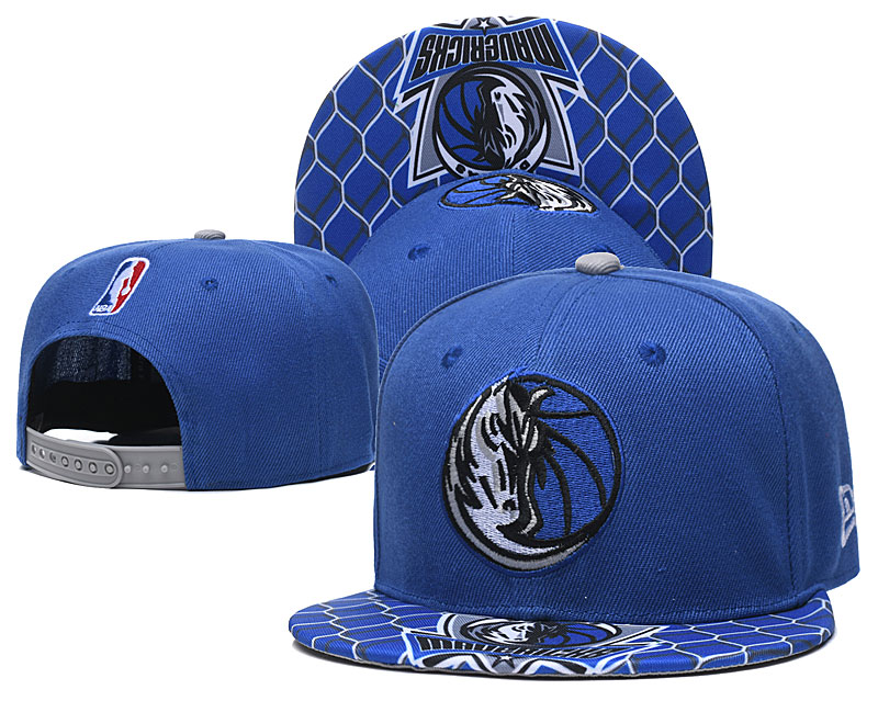 Mavericks Team Logo Blue Adjustable Hat TX - Click Image to Close