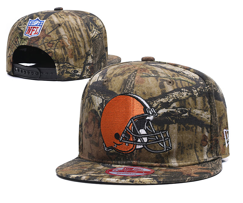 Browns Team Logo Olive Adjustable Hat LH