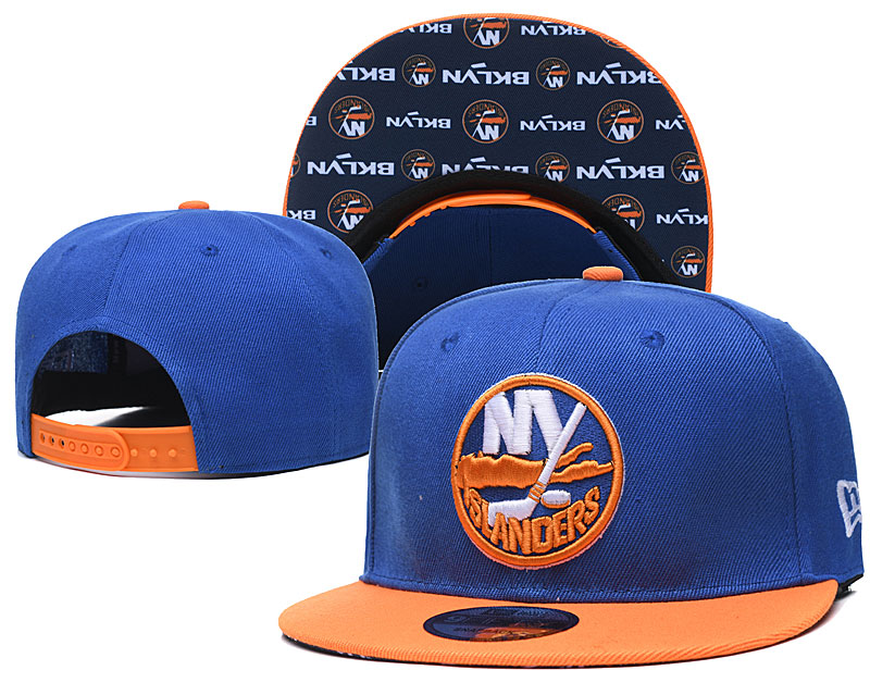 Islanders Team Logo Blue Adjustable Hat LH