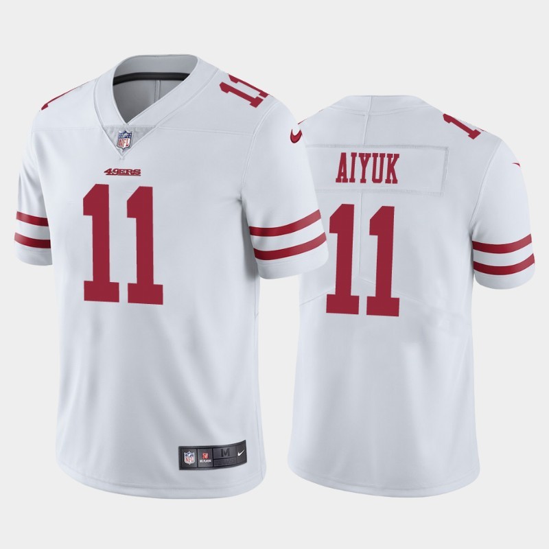 Nike 49ers 11 Brandon Aiyuk White Youth 2020 NFL Draft First Round Pick Vapor Untouchable Limited Jersey